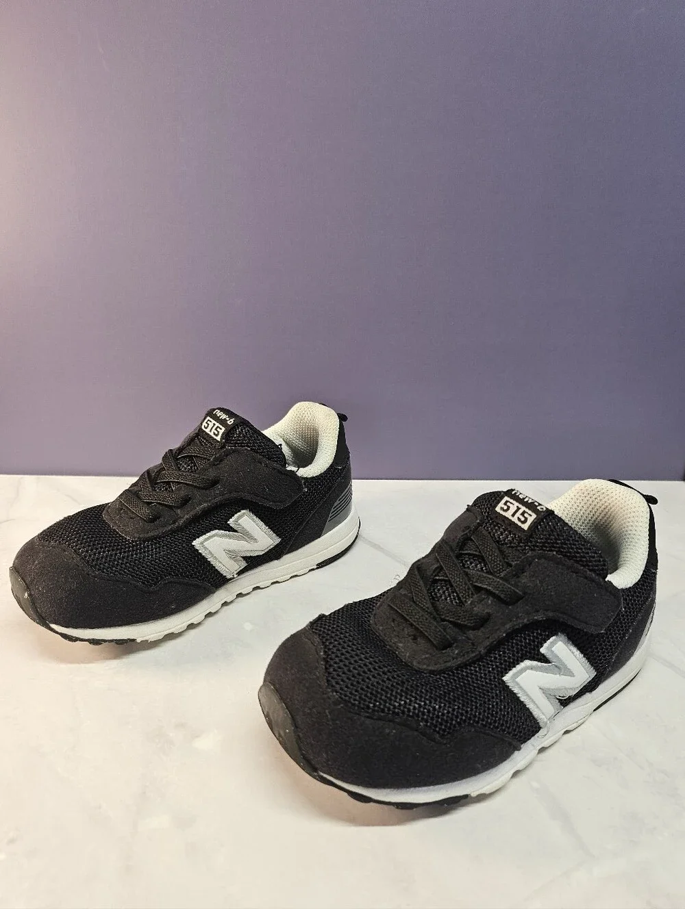 New Balance Kids' Black 515 Lightweight Sneaker